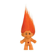 World's Smallest Good Luck Trolls Orange Hair Mini Figure NEW IN STOCK picture