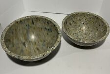 TEXAS WARE Bowl 118 & 125 Confetti Splatter Melamine Melmac Mixing Bowl Set of 2 picture