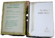 NEW Vintage The Vatican II Sunday Missal St. Paul Editions In OB From 1974 picture