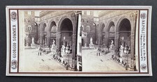 Stereoscopic view of the Loggia dei Lanzi in Florence by Sommer, circa 1870 picture