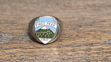 Vintage Pike's Peak Adjustable Ring Travel Souvenir picture