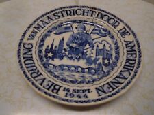 Vintage Maastricht 1st Liberated City Holland 14 Sep. 1944 Commemorative Plate picture