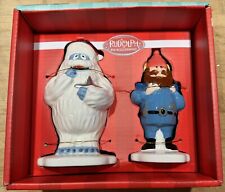 Rudolph The Red-Nosed Reindeer BUMBLE & YUKON CORNELIUS Salt & Pepper Shakers picture