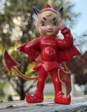 VTG Japan MCM Kreiss Devil w/ Tail And Tag RARE Halloween picture