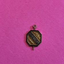 Rare Vintage Athenaeum pin medal pendant   Fireman ? Military ? picture