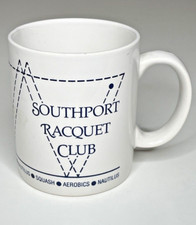 Southport Racquet Club Connecticut Mug Cup Squash Aerobics Nautilus VTG 80's picture