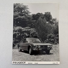 1970 Peugeot 504 Coupe Factory Press Photo Photograph Vintage picture