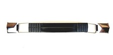 NEW REPLACEMENT LUNCH BOX BLACK PLASTIC RIBBED HANDLE VTG METAL LUNCHBOX PARTS  picture