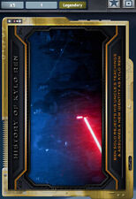 Topps Star Wars Card Trader LEGENDARY Gilded cc1 Kylo Ren History of Kylo Ren picture