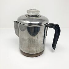 Vintage Revere Ware Coffee Pot Percolator 1801 Copper Clad 2363973 Stainless picture