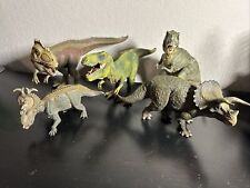 Schleich Papo And New Canna Lot Of 7 Dinosaurs T-Rex Triceratops Detailed picture