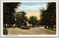 DeKalb Illinois IL Horseshoe Bend Postcard c1920s picture
