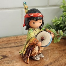 Goebel DeGrazia Pima Indian Drummer Boy Nativity Figurine 1995 426 Germany AOW picture