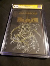 Ghost Rider Blaze Spirits Of Vengeance #13 CGC 9.8 SS MIKE VASQUEZ - Rick Rider  picture