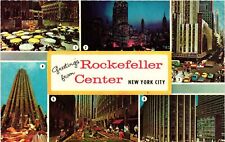 Vintage Postcard- Rockefeller Center, New York City 1960s picture
