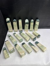 5KG Premium Serpentine Jade Towers High Grade Crystal Points Bulk Lot picture