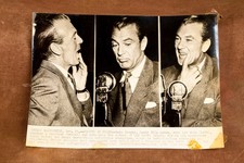 Gary Cooper HUAC Hollywood Testimony 9¼x6¾ 1947 AP Wire Photo V34 picture