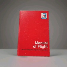 Vintage 1981 Cessna Manual of Flight Hardcover Training Book Jeppesen picture
