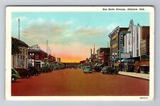 Alliance NE-Nebraska, Box Butte Avenue, Business Area, c1947 Vintage Postcard picture