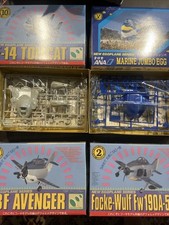 Lot Of (4) ￼Hasegawa Model Kit Rare Vintage Egg Plane Jolley Rogers picture