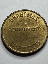 Vintage Grandma's Restaurant Cape Cod Arcade Token Defunct (now cvs pharm) #sb1 picture