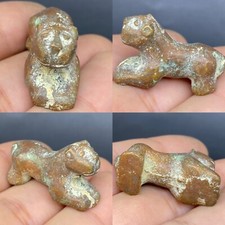 Very Rate Ancient Roman Greek Sculpture Of An Animal Sitting picture