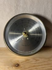 MAXIMUM INC Barometer MPH KPH Made In USA Brass picture