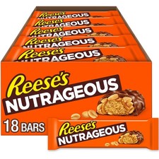 REESE'S NUTRAGEOUS Chocolate, Peanut Butter, 29.88 Ounce (Pack of 18), Brown picture