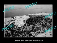 Eastport Maine Aerial View Of The District c1930 Old Large Historic Photo picture