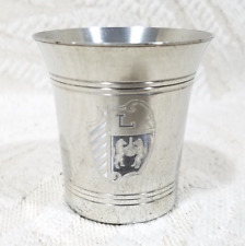 RARE LOYOLA HIGH SCHOOL OF LOS ANGELES 1865 SHOT GLASS KIRK STIEFF PEWTER picture