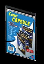 Silver Age Size ComicCapsule - Clear Or Black With Or Without Bag & Board picture