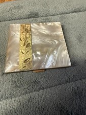 Vintage Marhill powder mother of pearl compact picture