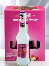 Murree Brewery Lyche Malt Beverage Non-Alcoholic 300ml Glass Bottles (Pack of 6) picture