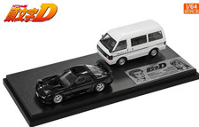 1:64 Modeler's Initial D MD64213 Mazda RX7 FD3S Project D Support Van model car picture