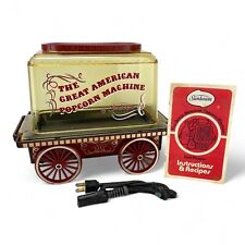 The Great American Popcorn Machine by Sunbeam US 18-90 VTG Circus Wagon w/manual picture