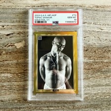 Tupac Shakur G.A.S Trading Cards Gold Foil 1/1 picture