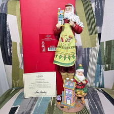 Lenox 2013 Santa's Finishing Touches Pencil Santa w/ COA Christmas Decor #A picture