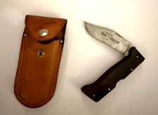 Vintage Imperial Pro Hunter Lockback Folding Pocket Knife W/Sheath (SP065) picture