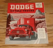 Original 1954 Dodge Y6 4 Ton Truck Sales Brochure 54 picture