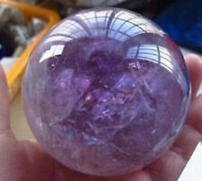 Natural Amethyst Quartz Crystal Sphere Ball Healing Stone 40mm + Stand AAA+ picture
