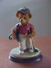  Teddy Bear Golfer Figurine Boyds Bear picture