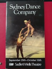 1981 Sydney Dance Company Sadler's Wells Prog First London Season Graeme Murphy picture