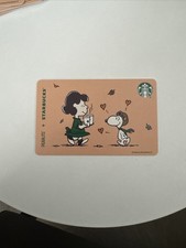 Starbucks 2026 Snoopy Pumpkin Peanuts Card- ZERO BALANCE picture