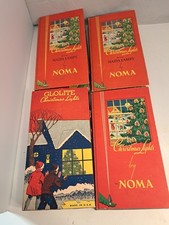 Vintage String Christmas Lights NOMA, Glolite - Real Lite Mazda Lamps 4 Boxes picture