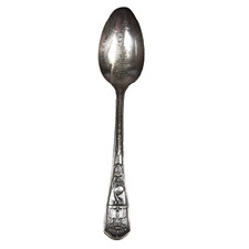 Vtg 1933 Chicago Worlds Fair Spoon Century of Progress Hall of Science - 5.75