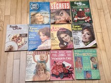 Vintage 1960s Women’s Magazine Lot 10 True Story Family Circle TV Radio Secrets picture