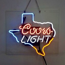 US STOCK Coors Light Beer Neon Sign 19