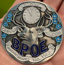 Elks Lodge BPOE Challenge Collector Coin Semiquincentennial 250 Years USA 2 Inch picture
