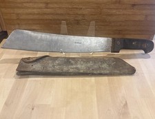 Vintage RARE HTF Dumas Machete w/Original Leather Sheath READ DESCRIPTION picture