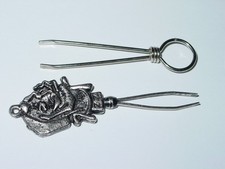 CIGARETTE HOLDER VINTAGE 1970's HEADSHOP ZIG ZAG DUDE ROACH CLIP Set of 2 picture